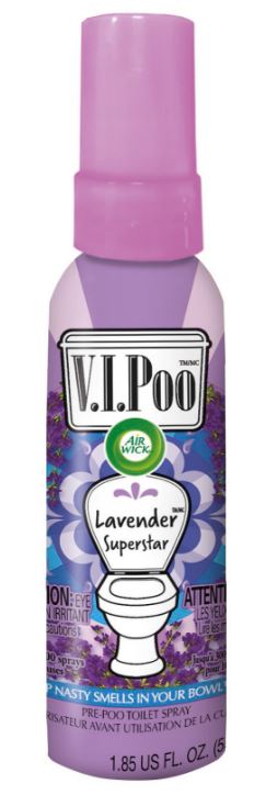 AIR WICK VIPoo PrePoo Toilet Spray  Lavender Superstar Canada Discontinued